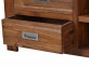 TV-Kommode Masala Modern Massivholz Teak Dunkelbraun