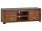 TV-Kommode Masala Modern Massivholz Teak Dunkelbraun