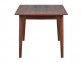 Esstisch Tamesi Modern Massivholz Teak Dunkelbraun