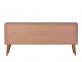 Sideboard Tamesi Modern Massivholz Teak Dunkelbraun