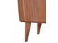 Sideboard Tamesi Modern Massivholz Teak Dunkelbraun