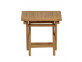 Gartentisch  Gartenmöbel Outdoor Modern Teak Honig