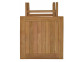 Gartentisch  Gartenmöbel Outdoor Modern Teak Honig