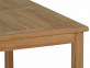 Gartentisch  Gartenmöbel Outdoor Modern Teak Honig