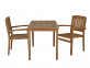 Gartentisch  Gartenmöbel Outdoor Modern Teak Honig