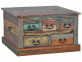 Truhentisch Cancun Shabby Chic Pinie Bunt