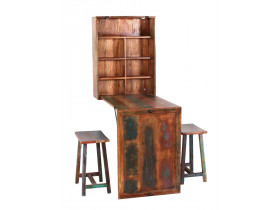 Esstisch  Shabby Chic Recycletes Holz Braun