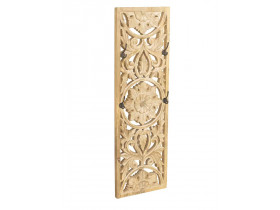 Garderobenhaken Varanasi Modern Massivholz Mango Natur