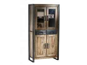 Vitrine Madras Modern Akazie Braun