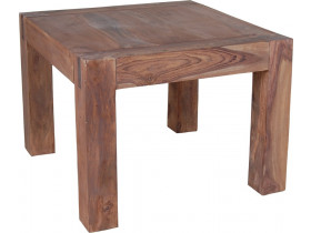 Couchtisch Bagra Modern Massivholz Teak Dunkelbraun