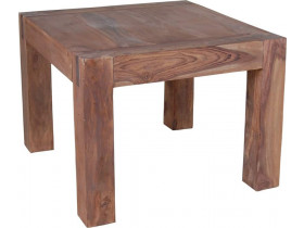 Couchtisch Bagra Modern Massivholz Teak Dunkelbraun