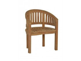 Gartenstuhl  Gartenmöbel Outdoor Modern Teak Honig