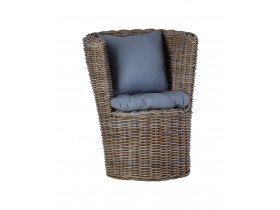 Sessel  Modern Kubu-grau