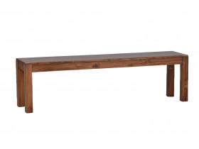 Bank Lendra Modern Massivholz Teak Hellbraun
