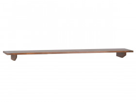 Wandregal Thali Modern Teak Braun
