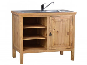 Küchenmodul Mexico Möbel Landhaus Pinie Honig