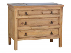 Küchenmodul Mexico Möbel Landhaus Pinie Honig