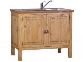 Küchenmodul Mexico Möbel Landhaus Pinie Honig