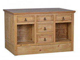 Küchenmodul Mexico Möbel Landhaus Pinie Honig