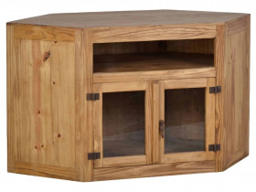 TV-Kommode Mexico Möbel Landhaus Glas Massivholz Pinie Honig