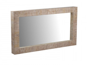 Spiegel Suri Landhaus Mango Grau