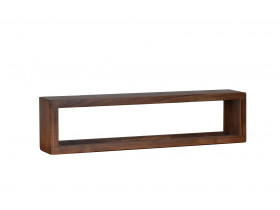 Regal Tamesi Modern Massivholz Sheesham Dunkelbraun