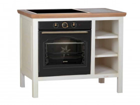 Küchenmodul Mexico Möbel Landhaus Pinie Weiß