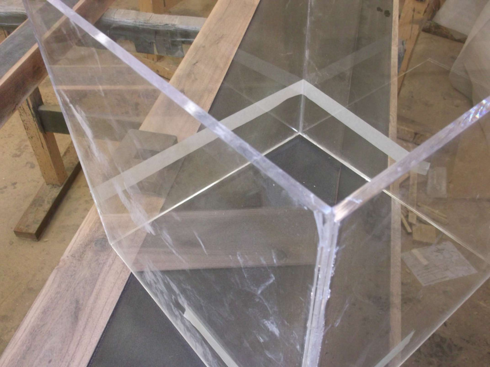 Acryl Würfel groß / klar (B-Ware) Modern Klar