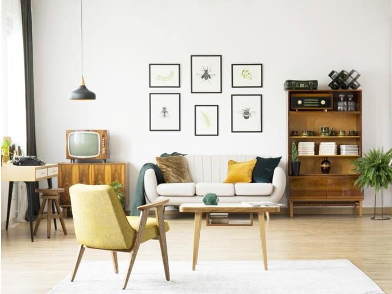 Blick ins Wohnzimmer