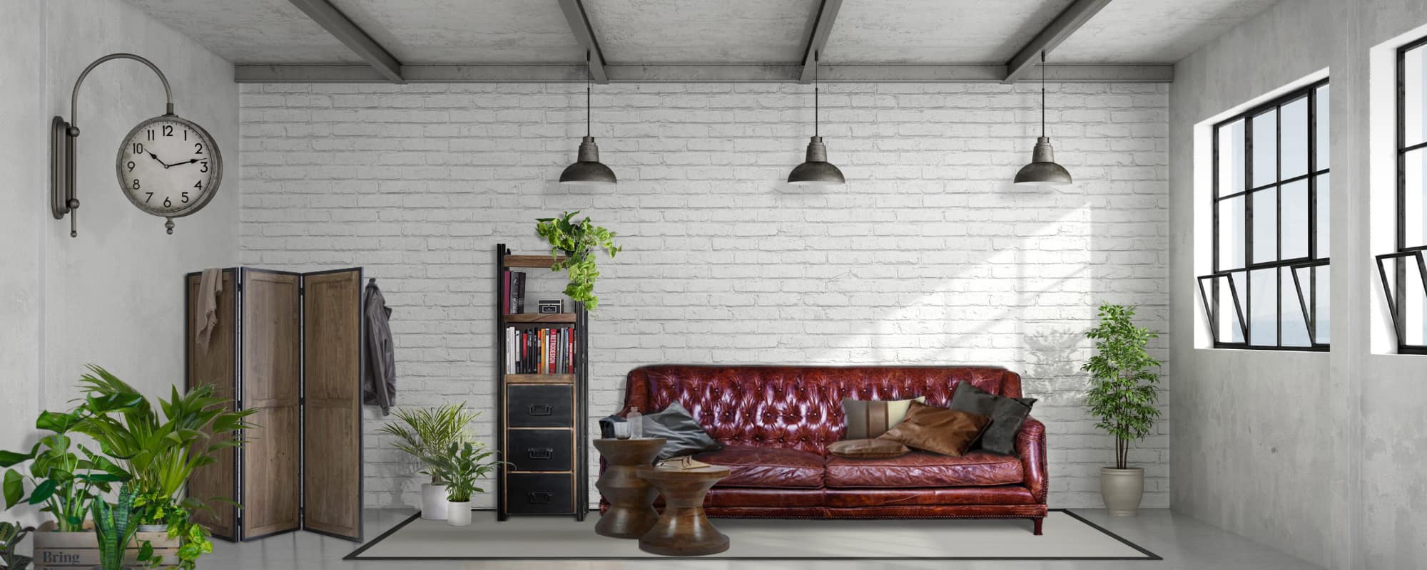 Industrial Style Wohnzimmer