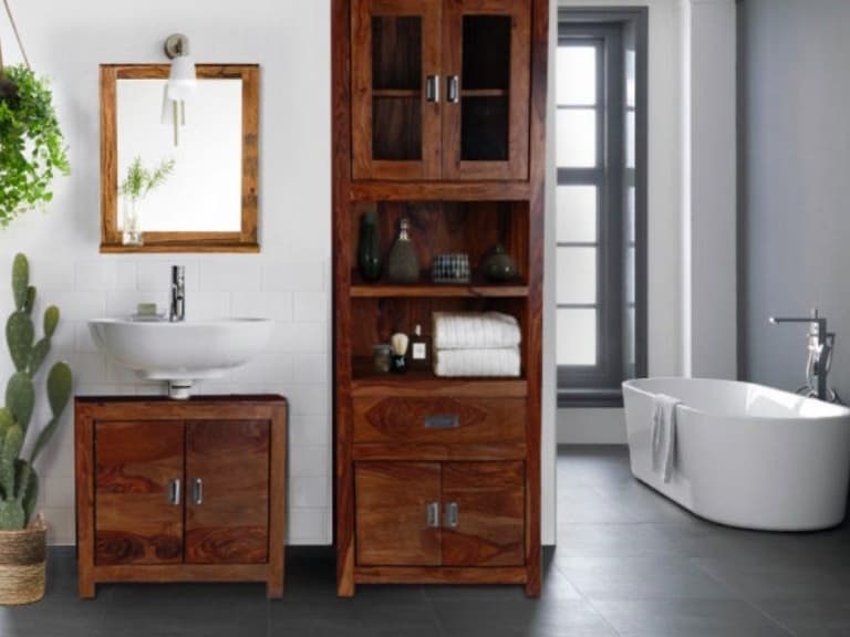 Badezimmermöbel aus Holz
