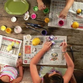 kinder beim Malen