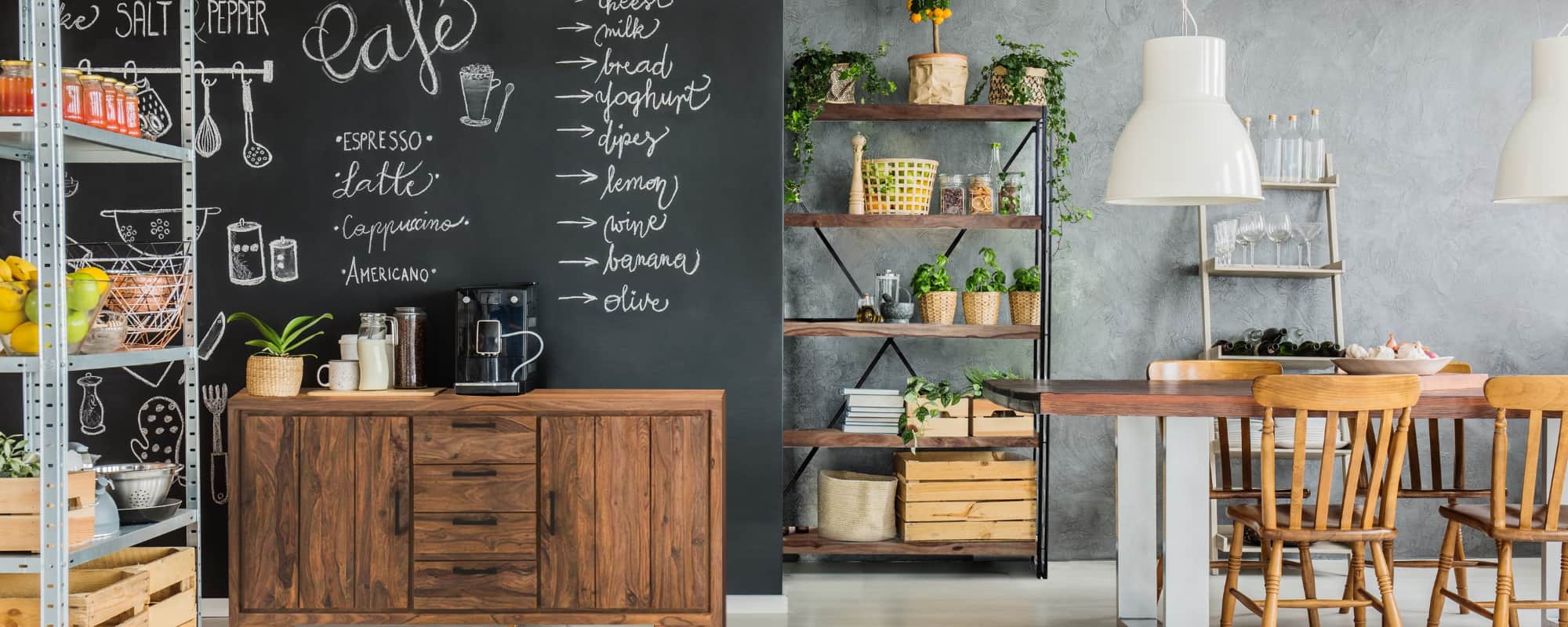 Kaffeebar in der Küche